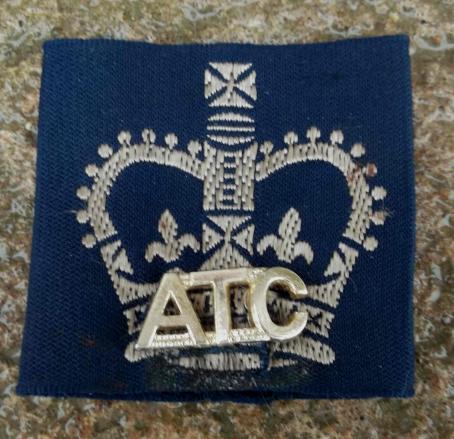 British Air Training Corps ATC WO2 Rank Slide and Title