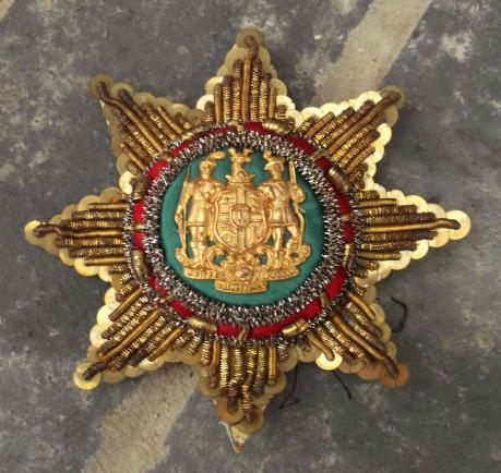 Old British Ancient Order Of Foresters Bullion Wire Sash Badhe