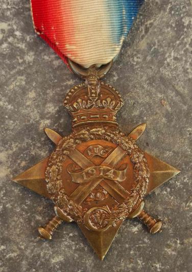 British Army WW1 1914 Star Lincolnshire Regiment 