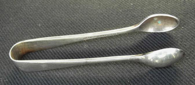 British Army 1960s Mess Sugar Tongs Arrow Marked