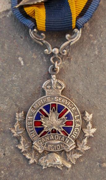 Canadian Legion WW2 Ontario Honorary Officer Medal Canada BESL