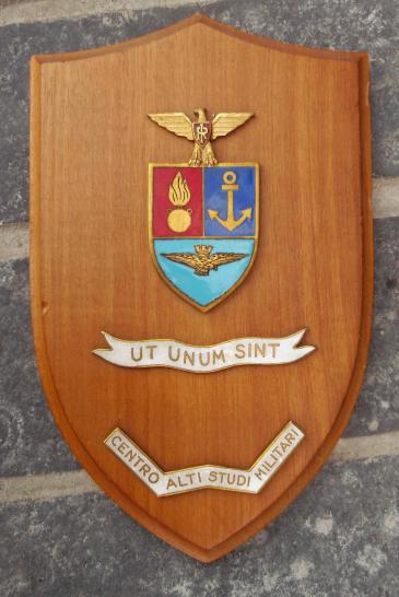 Italy Republic Italian Armed Forces Advanced Training School Plaque