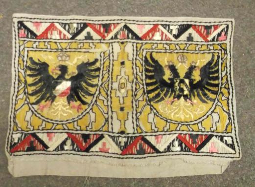 WW1 German Austrian Embroidered Patriotic Cushion Cover 