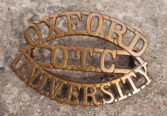 British Army Oxford University Officer Training Corps Shoulder Title