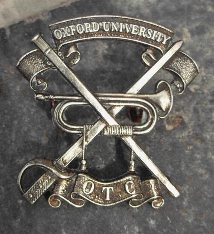 British Army Oxford University Officer Training Corps Cavalry Cap Badge