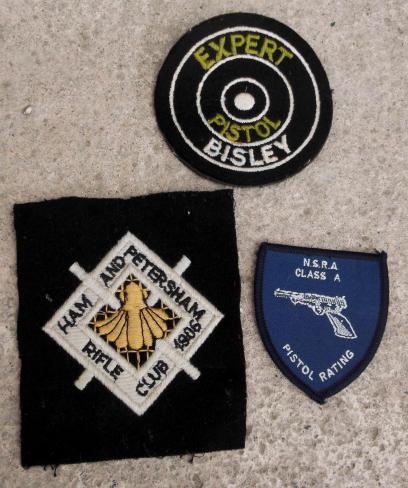 British Vitage Shooting Patches lot of Three