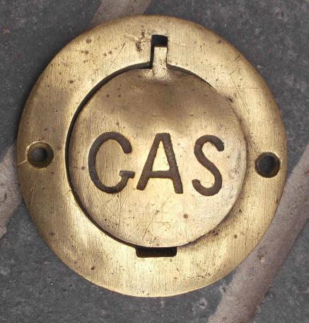 British Narrowboat Brass Fuel Inlet Cover