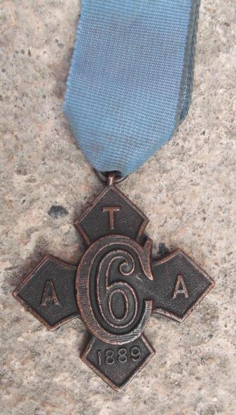 British Army Temperance Association Medal Empire India 6 Months