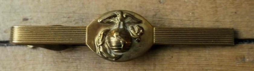 United States Marine Corps USMC Old Brass Tie Pin