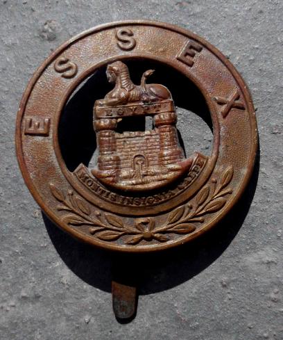 British Army Pagri or Puggaree Badge Essex Regiment