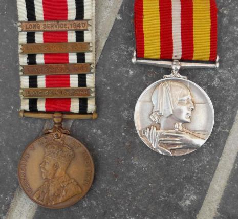 Family Medals Special Constabularyand Voluntary Medical Service Medal Webster