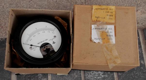 British Army Volt Meter in Original Carton MOD Marked 1971