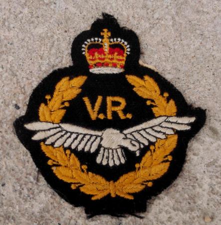 British Royal Air Force Volunteer Reserve RAFVR Veterans Blazer Badge