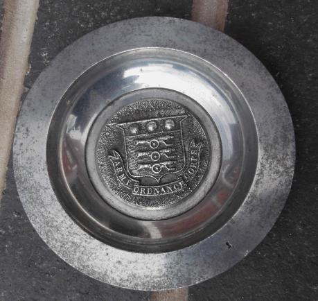 British AOC Army Ordnance Corps Great War Commemorative Pin Dish or Ashtray