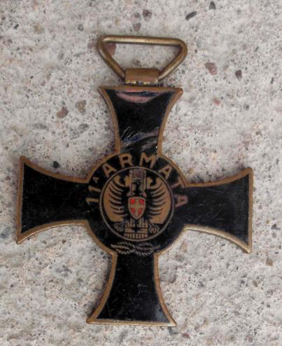 Italy 11A Armata WW2 Fascist Italian Medal 11th Army Cross