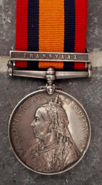 British Armyy Queens South Africa Medal Renamed QSA Officer