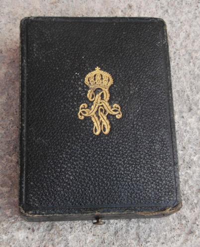 Case for Imperial German Prussian Order of the Crown Kronenorden 4th Class