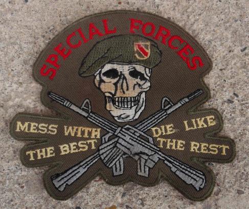 US Army Vintage Special Forces Unofficial or Veterans Patch