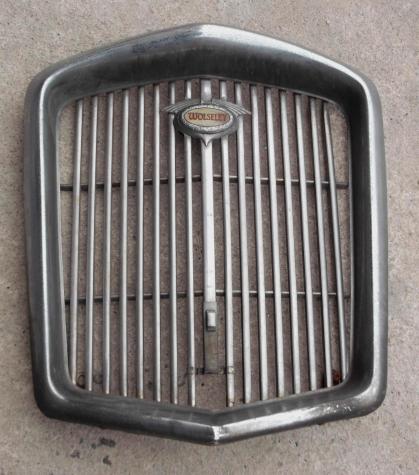 British Automobile Car Radiator Grille Vintage Wolseley Chromed Metal