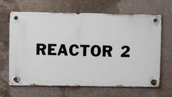 Vintage British Power Plant Nuclear Reactor Enamelled Sign 