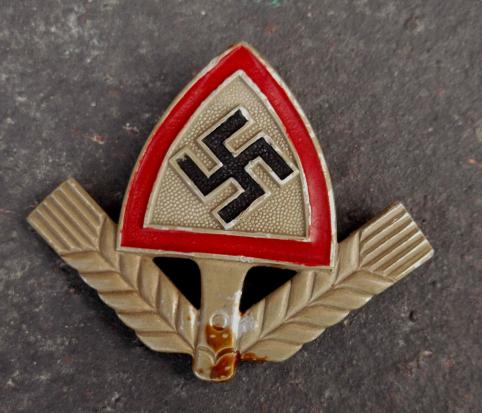 German Third Reich RAD Labour Service Cap Badge