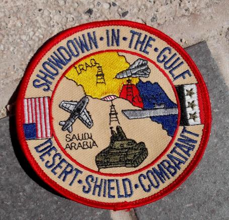 US Veterans Patch Gulf Conflict Desert Shield United States