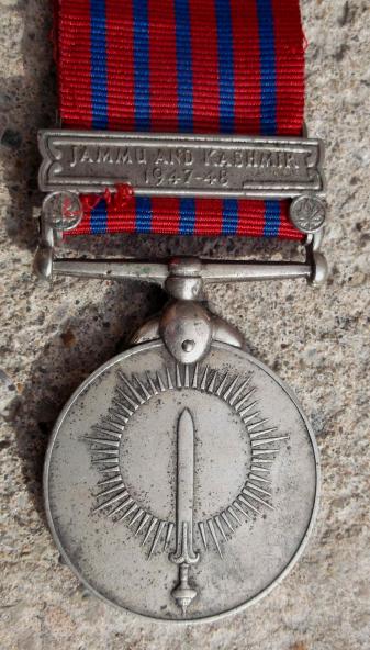 Indian Army General Service Medal 9th Gurkha Rifles Jammu and Kashmir