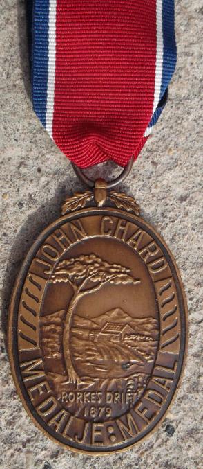 Republic of South Africa Armed Forces John Chard Medal No Number