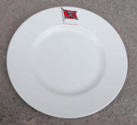 German Third Reich Zeppelin Dinner Service Plate Believed Reproduction