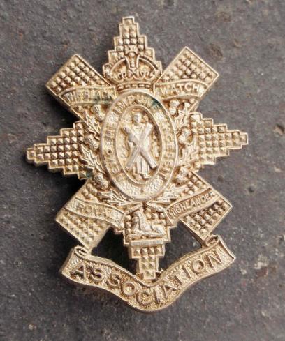 British Army Black Watch Association Veterans Pin Badge Kings Crown