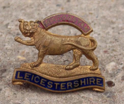 British Army Leicestershire Regiment Veterans Sweetheart Brooch Pin Badge