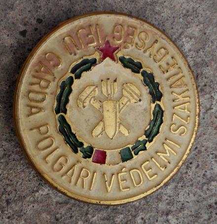 Hungarian Communist Young Guard Civil Defence Special Unit Badge Hungary