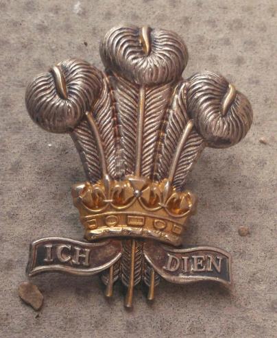 British Army RRW Royal Regiment of Wales Cap Badge