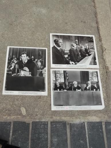 Original Movie Lobby Cards Judgment at Nuremberg Film Stills