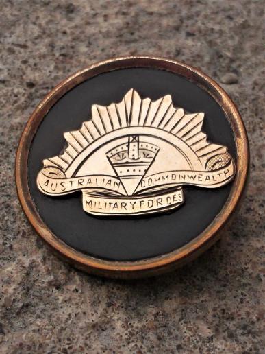 Australian Commonwealth Military Forces Sweetheart Brooch Rising Sun