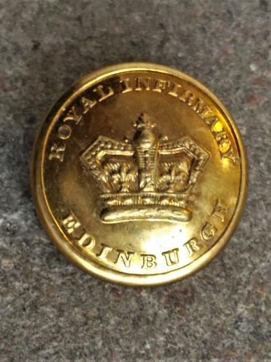 Scottish Royal Infirmary Edinburgh Uniform Button VR