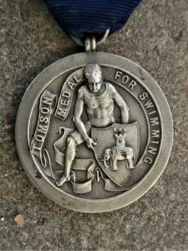 British Vintage Silver Sports Award Swimming Coventry 1933 Tomson Medal