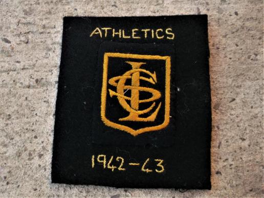 British Vintage Athletics Blazer Badge WW2 1942 to 1943