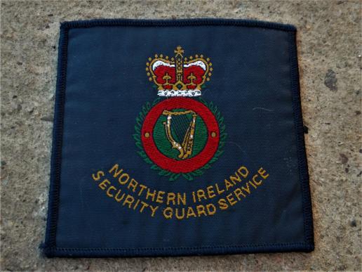 Northern Ireland Security Guard Service Machine Embroidered Patch