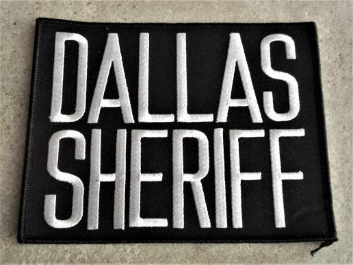 USA Texas Police Patch Dallas Sheriff Department Possibly Copy