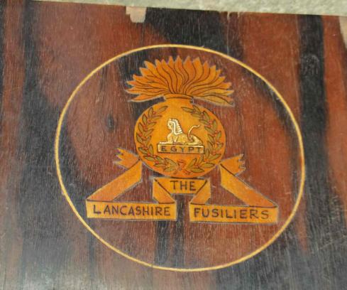 British Army Lancashire Fusiliers Veterans Cigarette or Trinket Box