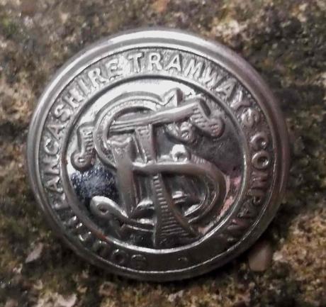 British South Lancashire Tramways Vintage Uniform Button 