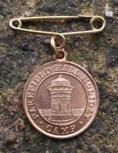 British Pakefield Hall Holiday Camp Medallion Badge Suffolk