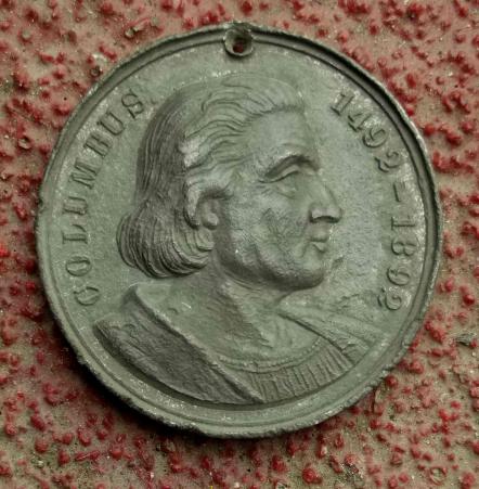 Christopher Columbus Commemorative Medal 400th Anniversary 1492 to 1892