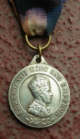 British and Commonwealth King Edward VIII Coronation Medal 1937