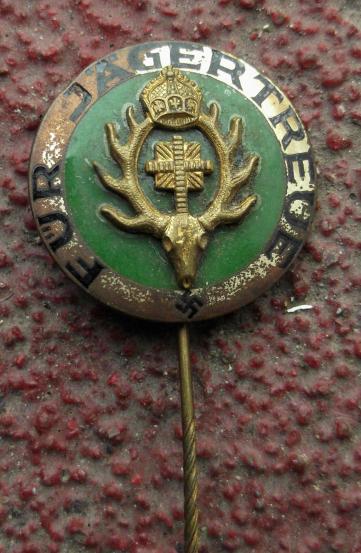 German Third Reich Era Hunting Association Stick Pin Badge