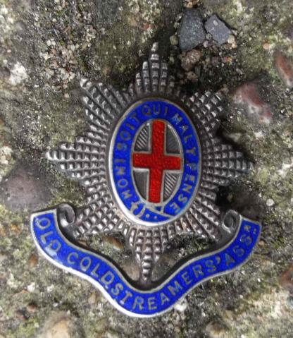 British Army Veterans Coldstream Guards Association Silver Pin Badge