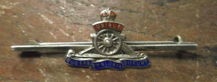 British Army Royal Regiment of Artillery Sweetheart Brooch Tie Pin