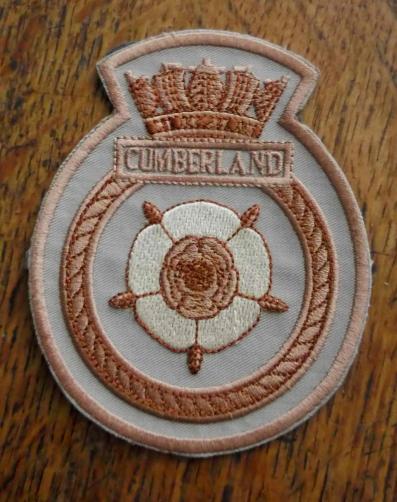 British HMS Cumberland Royal Navy Ships PatchRN Gulf War