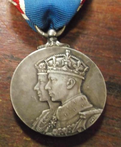 British and Commonwealth King George VI Silver Coronation Medal 1937 